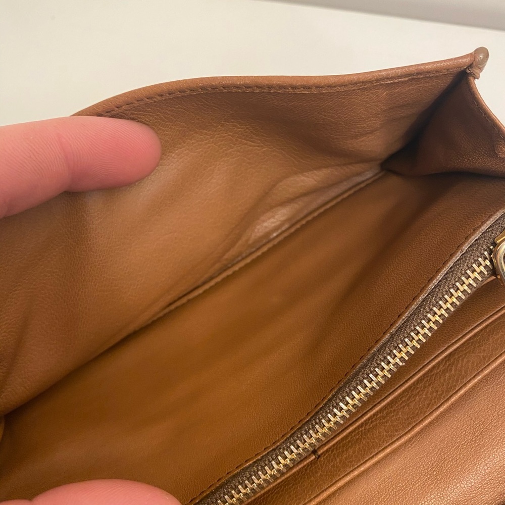 SOLD Brown Leather Prada Wallet - Picture 9 of 14